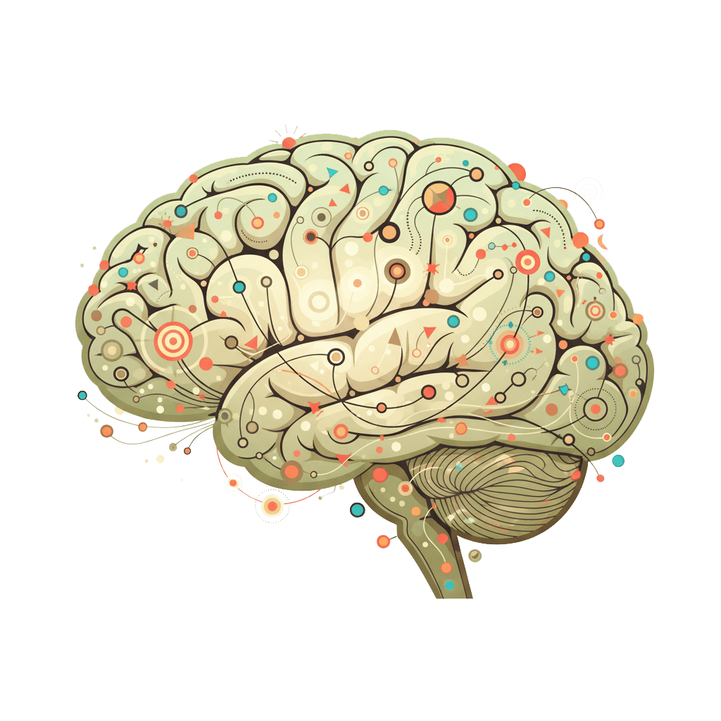 Brain representing AI intelligence